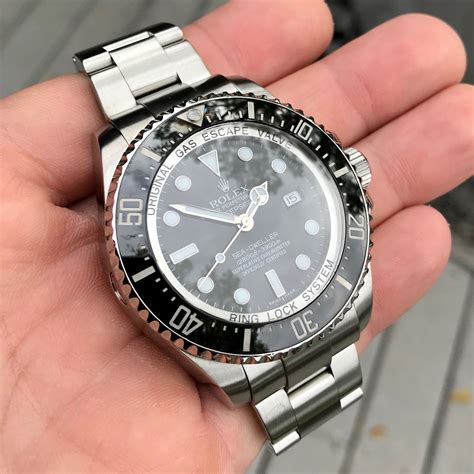 rolex deepsea dweller on wrist|rolex deepsea dweller 44mm.